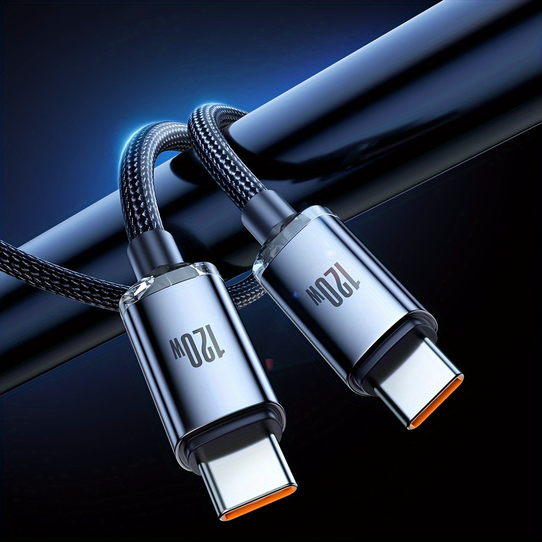 120W 6A Type C to Type C/USB to Type C Super Fast Charging Cable for Samsung S23 S22 S21 Xiaomi 12Pro K50 K60 Redmi Huawei P40 P60 Android OPPO Phone Charger USB C Cord MacBook Pro iPad Pro Data USB C Type-C Transfer Cord