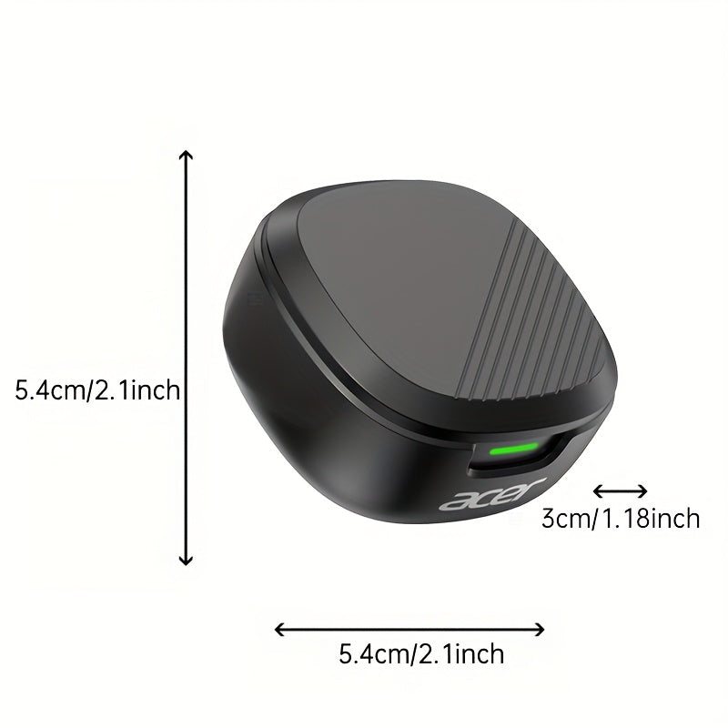 ACER OHR503 Wireless Earbuds with HD Surround Sound, Call Noise Cancellation, Low Latency, Multi-Device Compatibility, Smart Touch & Fast Charge, Compact & Portable, For Travel/sports/gaming/business/study, Gaming Headphones,