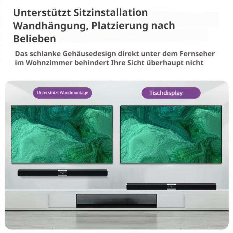 2025 New Model, Sound Master, HIFI Sound Quality, Home KTV, Wall-Mounted, Desktop, High Power. Bar Speaker, Wireless Subwoofer, Surround Sound System, Suitable for TV, Smartphones, Tablets, Computers, Game Consoles, Music Pla