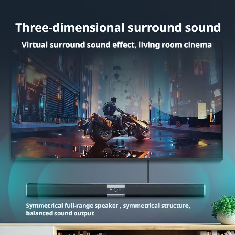 2025 New Model, Sound Master, HIFI Sound Quality, Home KTV, Wall-Mounted, Desktop, High Power. Bar Speaker, Wireless Subwoofer, Surround Sound System, Suitable for TV, Smartphones, Tablets, Computers, Game Consoles, Music Pla