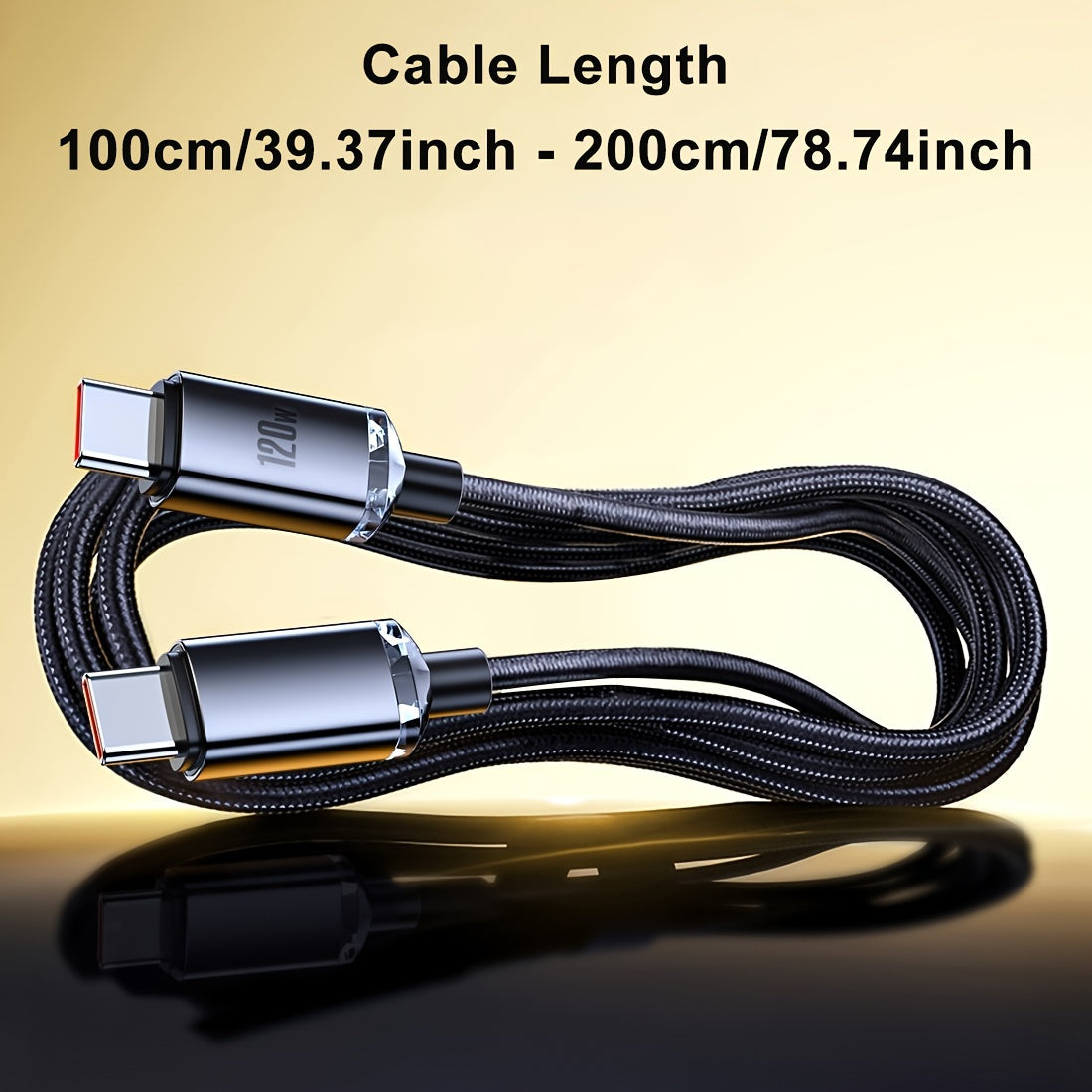 120W 6A Type C to Type C/USB to Type C Super Fast Charging Cable for Samsung S23 S22 S21 Xiaomi 12Pro K50 K60 Redmi Huawei P40 P60 Android OPPO Phone Charger USB C Cord MacBook Pro iPad Pro Data USB C Type-C Transfer Cord