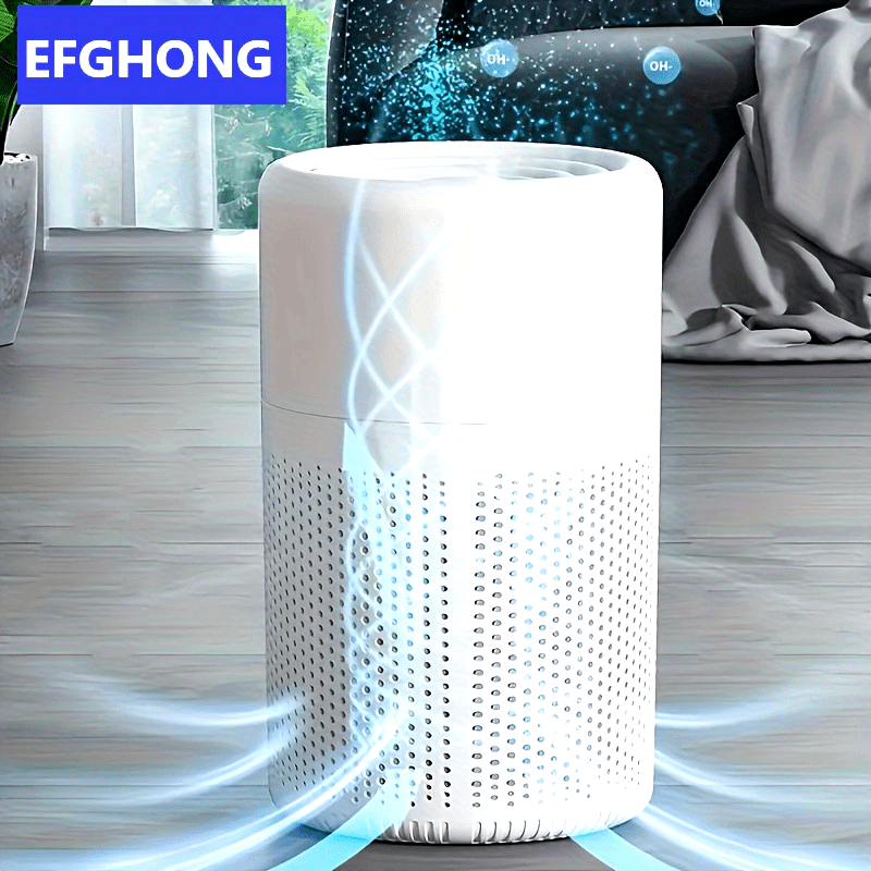 1pc, HEPA Air Purifier for Home, Deodorizing for Office Living Room Bedrooms, for Smokers, Odor, Dust, Pollen, Pet Dander, Car Air Fresheners for Bedroom Office Halloween Christmas Independence Day Gift