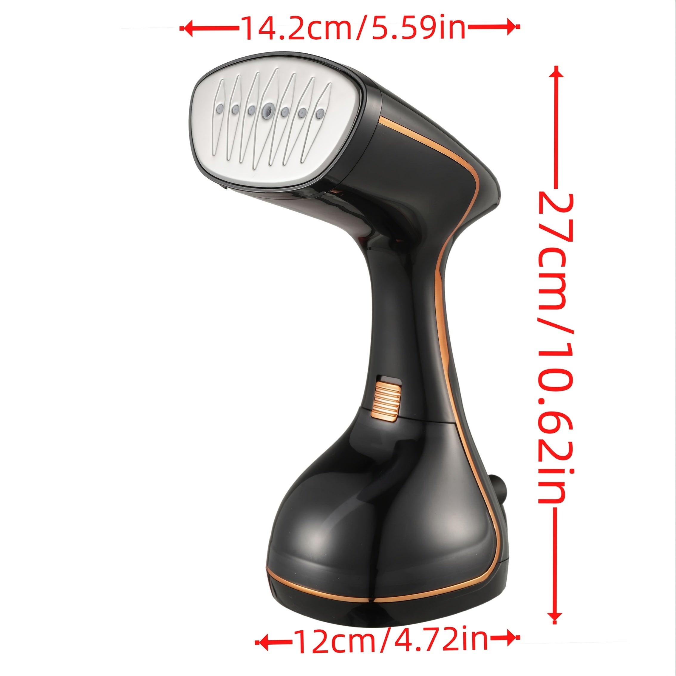 2025 New Model - Handheld Garment Steamer with LED Display, 9-Second Quick Heating, Touch Control, 3 Adjustable Steam Levels, Ideal for Wrinkle Removal at Home and Travel (EU Plug)