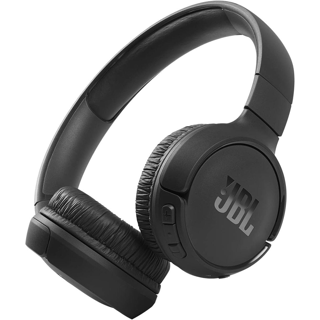 JBL Tune 510BT - Bluetooth headphones with up to 40 hours battery, microphone for call, foldable and comfortable, Android and iOs compatible (Black)