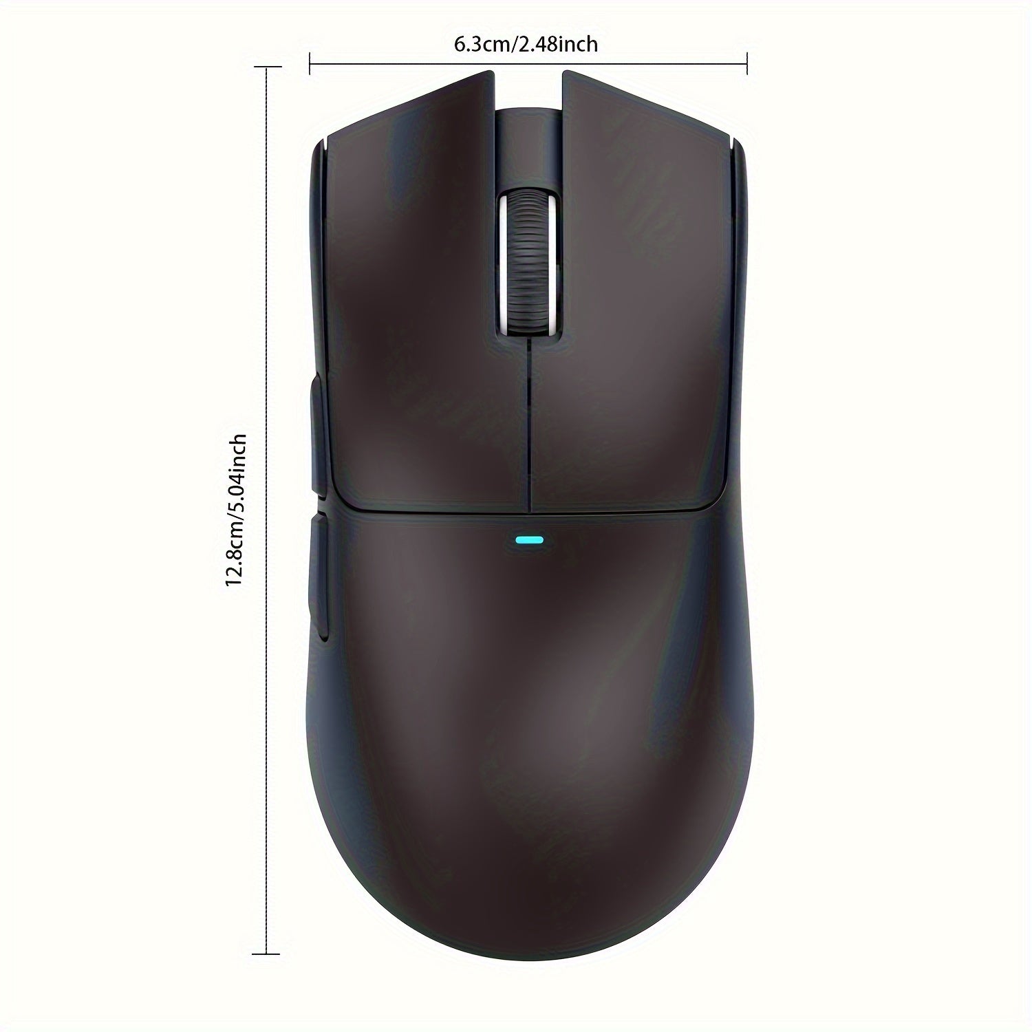 ATTACK SHARK X11 Lightweight Wireless Gaming Mouse with RGB Charging Base, 2.4G/USB-C Wired/BT 3 Mode, 22K DPI, PAW3311 Sensor, HUYU Switch, 5 Programmable Buttons, for PC White and Sticker