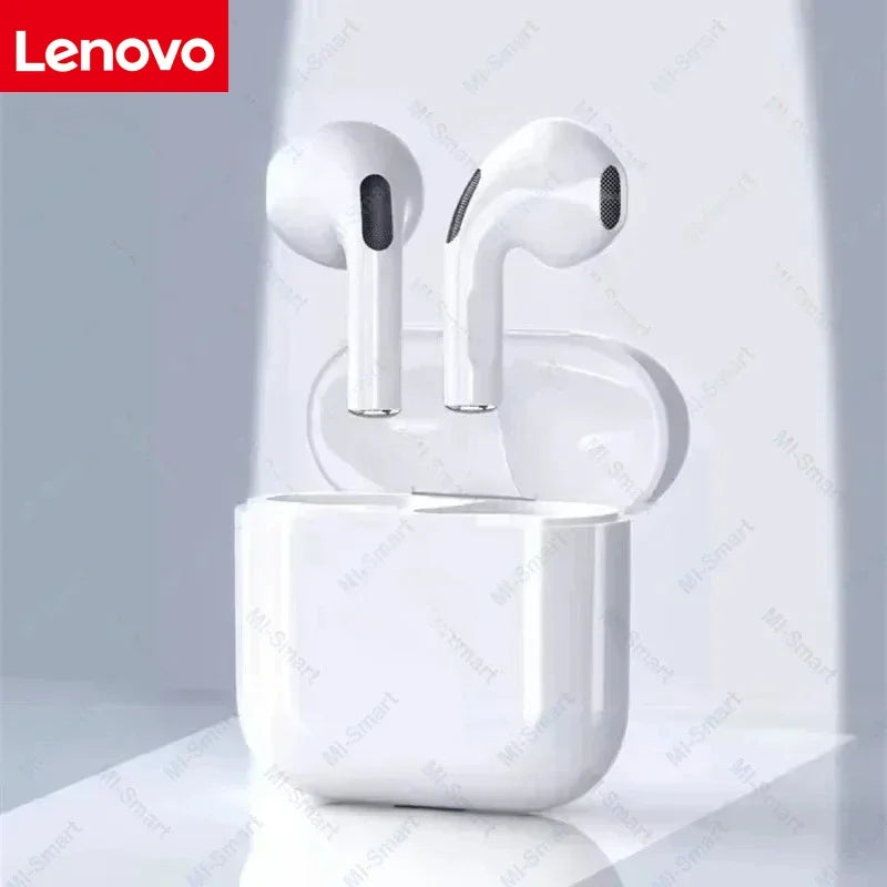 Lenovo New Wireless Bluetooth Headset Superior Sound Quality Long Battery With Mic Life TWS Earbud For IPHONE Android