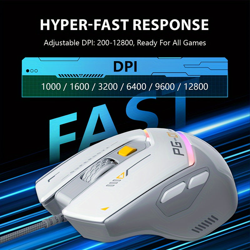 1pc INPHIC PG1 Wired Gaming Mouse