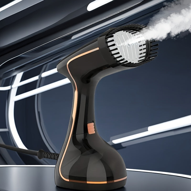 2025 New Model - Handheld Garment Steamer with LED Display, 9-Second Quick Heating, Touch Control, 3 Adjustable Steam Levels, Ideal for Wrinkle Removal at Home and Travel (EU Plug)