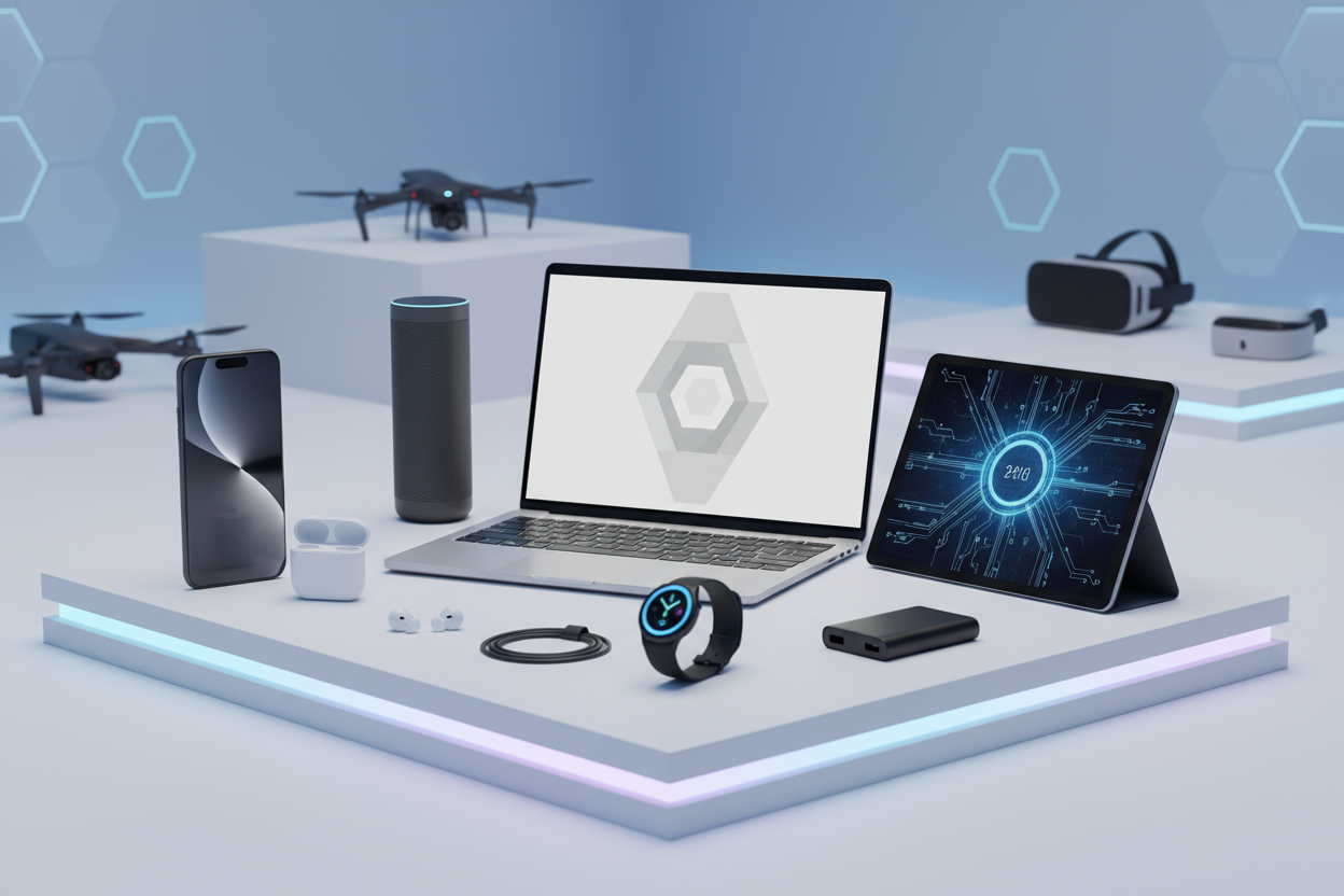 thelo na mou ftiakseis mia eikona pou na exei sxesh me hlektronika eidh